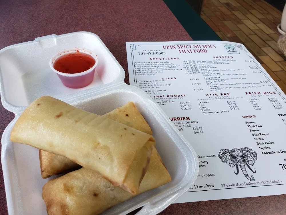 Beef and Chicken Egg Roll